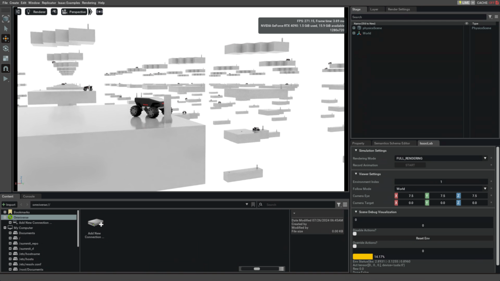 nvidia omniverse itcl proyecto celia