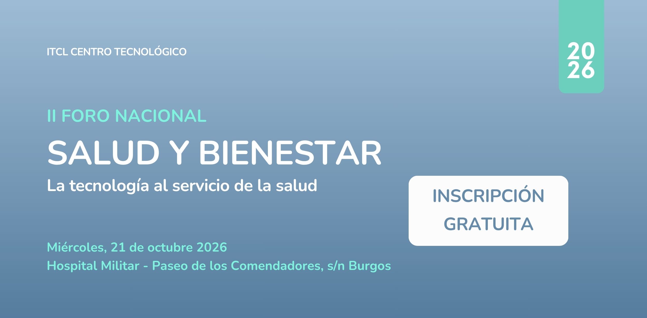 II Foro Nacional de Salud y Bienestar Burgos 2026
